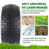 AR-PRO (2-Pack) 15x6.00-6" Tire and Wheel Assemblies, 4-Ply Tubeless Front