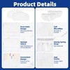 LOVECO 4 Pack Steam Mop Pads + 4 Microfiber Small