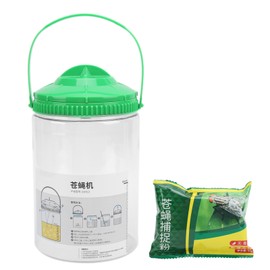 NonToxic Reusable Fly Killer with Bait Outdoor Hanging Fly Catcher for Catching Mosquito Flys(GW013 Fly Catcher Free Bait Powder )