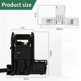 W11307244 W10682535 Washer Lid Lock and Lid Strike W10837741,Fit for whirlpool,Kenmore, Maytag and Other Series of Washer Replace Model W10838613 W11253733 etc