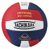 Tachikara Sensi-Tec Composite High Performance Volleyball, Scarlet/White/nav (SV5WSC.SWN)