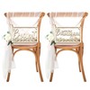 2 Chair Signs Wedding, Bride and Groom Wooden Signs for