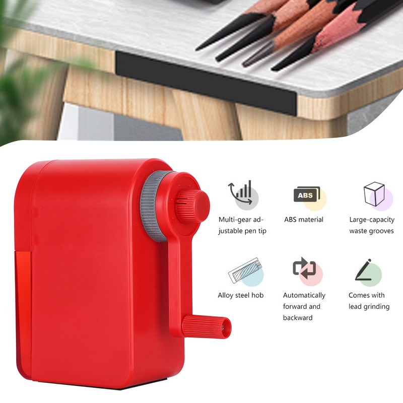Sketch Art Charcoal Pencil Sharpener Adjustable Manual Pencil Sharpener for