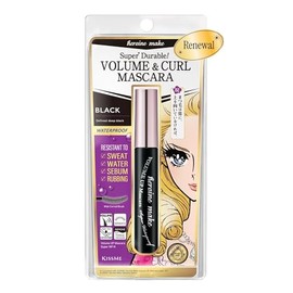Heroine Make by KissMe Volume & Curl Mascara New Black | Waterproof, Volumizing & Lengthening Mascara for Thick, Defined Lashes | Smudge-Proof, Curlin