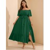 Summer Maxi Dress, Women's Green Formal Dress for Cocktail Wedding