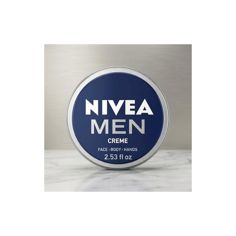 2x Nivea MEN CREME Cream FACE HAND BODY Moisturiser Dry