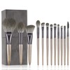 BANFI Makeup Brush Set with Square Stand Case, 12 Pieces,