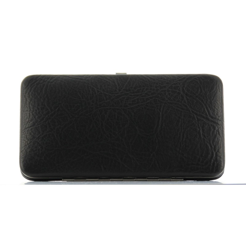 ERBE Solingen Manicure Arms Case 7 Piece Set Bamboo 9088 (Black Color)