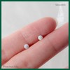 Silver 925 Silver Opal Style Mini Earrings, Ultra Small, Hypoallergenic,