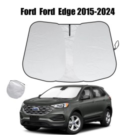 For Ford Edge 2015-2024 Car Windshield Sun Shade Front Visor Shield Block Cover