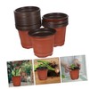 BESPORTBLE 50pcs Plastic Flowerpot Succulents Flower Pot Decorative Flower Pot