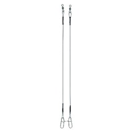 Titanium Leaders with Safety Swivel and Scandic Snap 15kg 23cm
