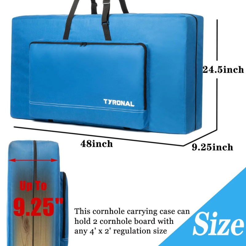 Tyronal Cornhole Carrying Case Fits 4 X 2 Regulation Size