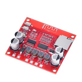 15W X 2 Bluetooth 4.2 Digital Power Amplifier Board Stereo TF Card Play 12v-24v Audio Amp