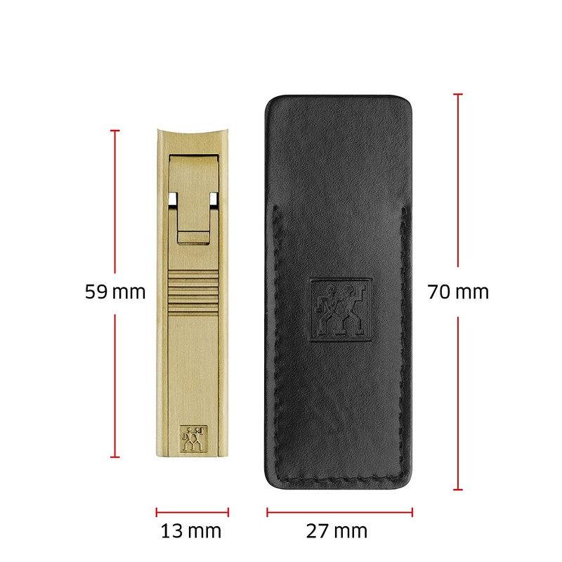 Zwilling Gold Edition Compact Nail Clippers for Fingers and Toenails