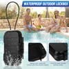 TNIIFXC Portable Travel Safe Lock Box 4-Digit Combination Mini Safe