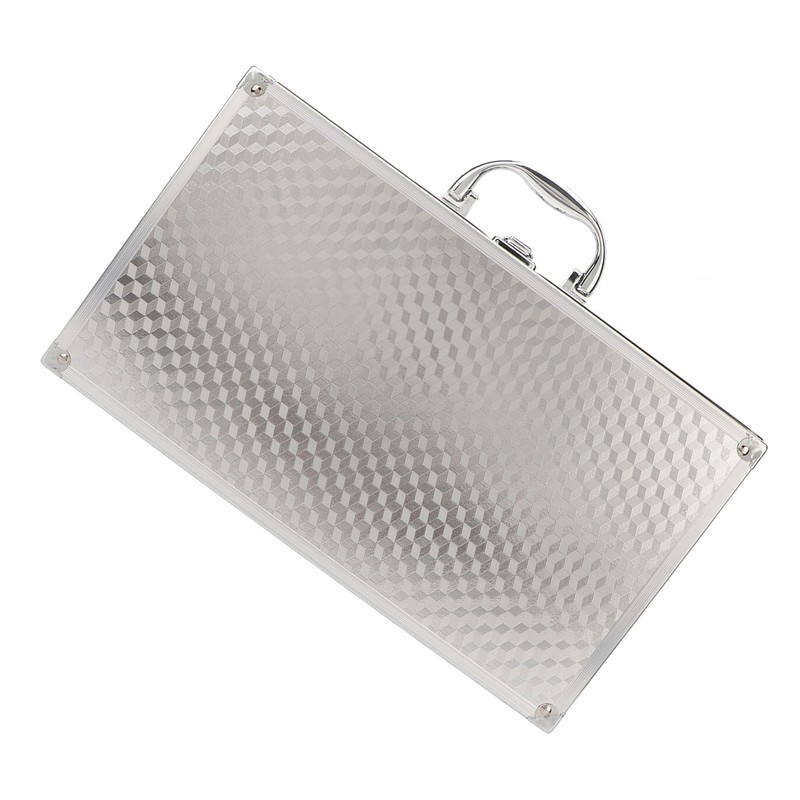 Multifunction Storage Box Large Capacity Buckle Closure Aluminum Tools Organize