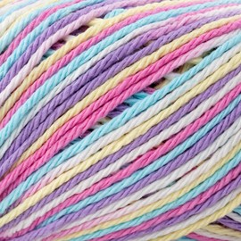 3 Pack 100% Cotton Yarn - Size 4 Medium Weight - Perfect for Crafting, Clothing, Accessories and More!