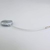 ZPLIUST 3-Digit Cable Luggage Locks Re-settable Combination, Alloy Body Color