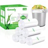 Hommaly 1.2 Gallon 240 Piece Small Clear Trash Bags, Scent