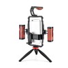Aluminum Alloy Detachable Dual Wooden Handles Phone Cage for Cellphone