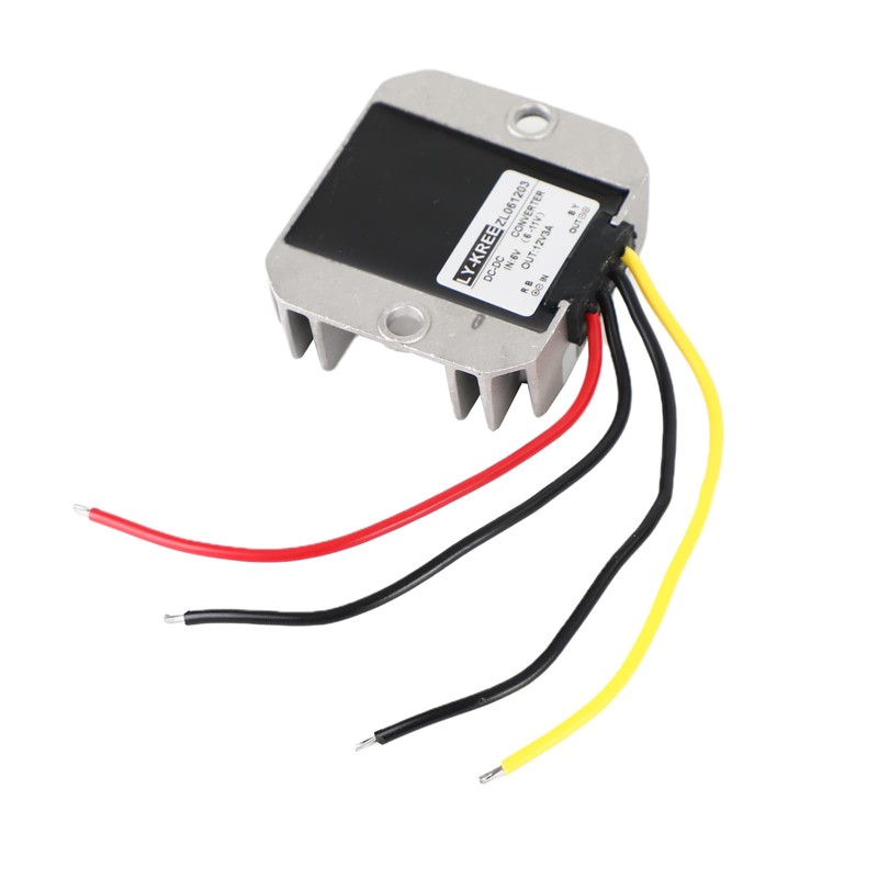 Areyourshop Waterproof 6V to 12V 3A 36W Step Up DC/DC