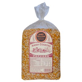 Amish Country Popcorn | 6 LB Baby Yellow Popcorn | Old Fashioned, Non-GMO and Gluten Free (6lb Bag)