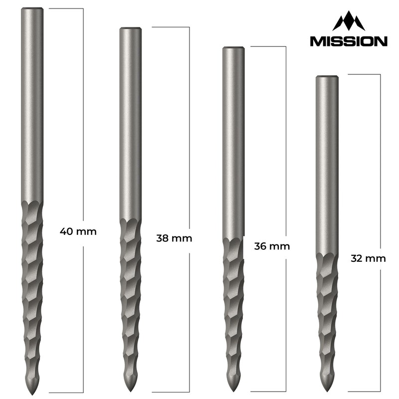 Mission Darts Replacementss Lunar F/S | Steel Tip Dart Replacements