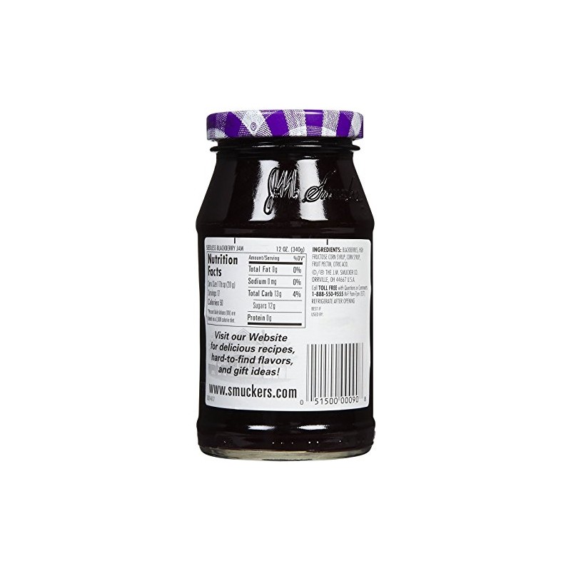 Smucker's Seedless Blackberry Jam - 12 oz