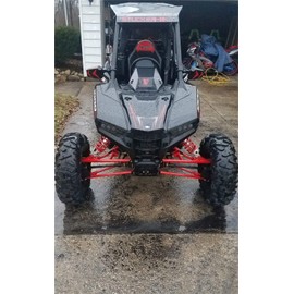 SMT- UTV Side Mirrors Rear View Grab Handle 1.75" Bar Compatible with Polaris RZR Ranger Rhinos