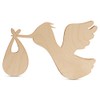 DIY Stork Baby Shower Decorations 6-inch, 1/8 inch Thick, Pack