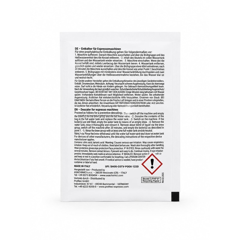 ECM Descaler, 10 bags, 30 g each