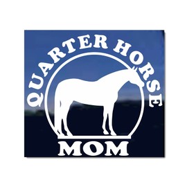 Quarter Horse Mom | NickerStickers® Vinyl Window Trailer Auto Laptop Decal Sticker