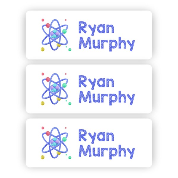 School Supply Labels | 30 Personalized Stickers | Back to
