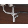 Flexible P-Trap for 1-1/2" Drain Pipes (White - 24 Inch