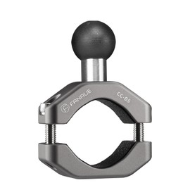 FANAUE Bike Smartphone Holder Bar Mount, Aluminum, Ball Mount for Diameter 0.9 - 1.3 inches (22 - 32 mm), Includes 0.7 inch (17 mm) Ball
