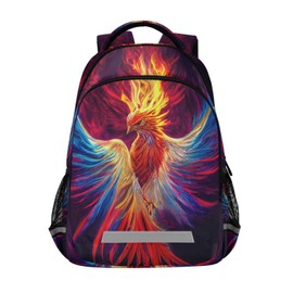 BOENLE Watercolor Dragon Backpack for Boys Girls Elementary School Bag Kids Bookbag Travel Rucksack