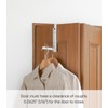 YAMAZAKI 'Smart' 7161 Collapsible Door Hook, White, for Doors Up