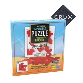 Yuu Asaka Jigsaw 19 - Hanayama Version - Very Difficult Adult Brainteaser - Packing Puzzle - Includes Crux Sticker