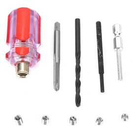 105pcs Threaded Inserts Repair Kit with Tools Stainless Steel Helicoil Type Wire Inserts(M4*0.7) (M4*0.7)