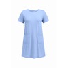 Deyeek Open Back Hospital Gown for Women Tear Away Short