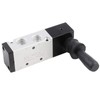 Oumefar Manual Pull Valve G1/8 Air Control Valve 3 Position