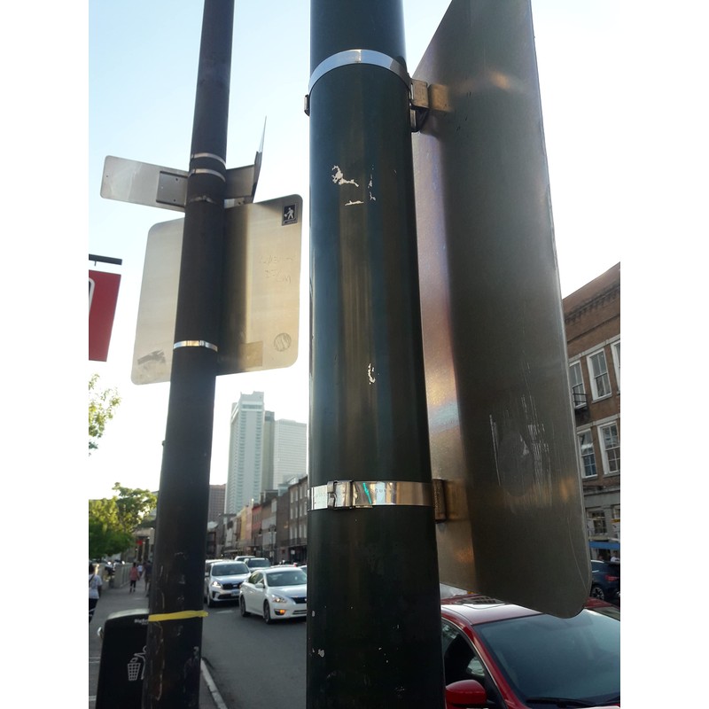 Fechometal USA 304 Stainless Steel Single Bolt 3/4" Flared Leg