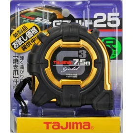 タジマ(Tajima) コンベックス 7.5m×25mm G3ゴールドロック25 G3GL2575BL