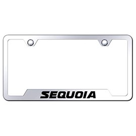 Toyota Sequoia Polished Steel License Plate Frame