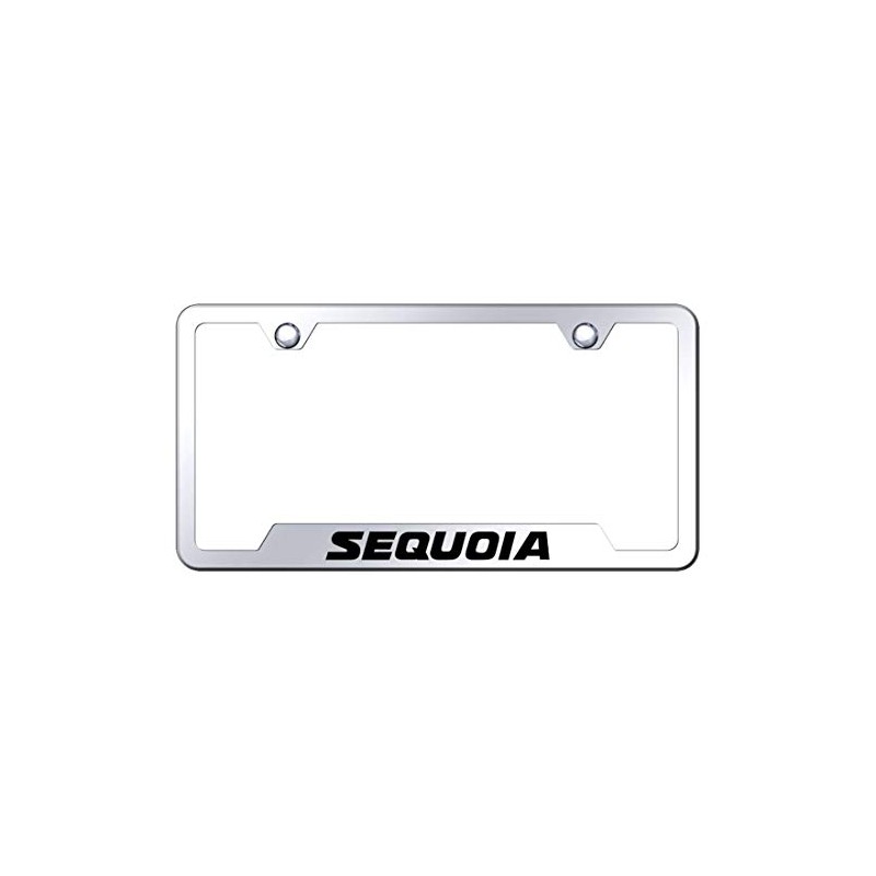 Toyota Sequoia Polished Steel License Plate Frame