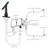 Touchless Bathroom Faucet, Matte Black Smart Motion Sensor Bathroom Sink