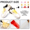 12 Pairs Flat Snow Yarn Shoelaces, Soft Silk Satin Shoe