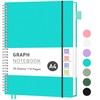 RETTACY Squared Paper Notebook A4 Journal,Large Notepad with Grid Graph