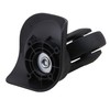 Mxfans 2pcs W187 Black DIY Left&Right Suitcase Wheel Replacement Accessories